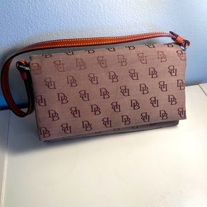 Vintage Dooney & Bourke Signature Logo Canvas Bag